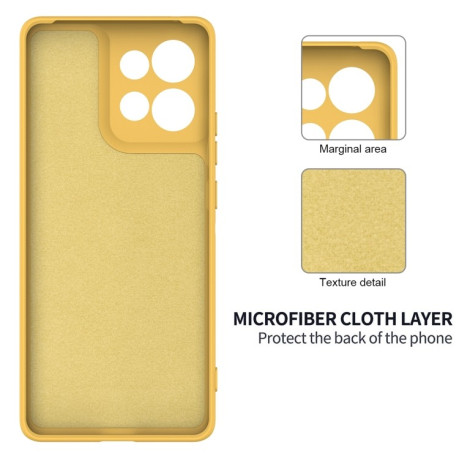 Силіконовий чохол Solid Color Liquid Silicone Motorola Edge 50 Neo / Moto S50 - жовтий