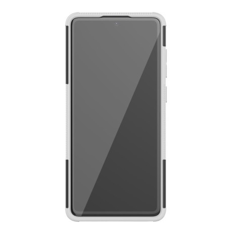 Противоударный чехол Tire Texture на Samsung Galaxy Note 10 Lite - белый