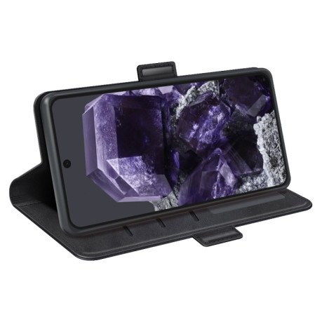 Чехол-книжка Dual-side Magnetic Buckle для Google Pixel 8a  - черный