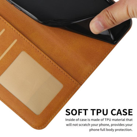 Чохол-книжка Stitching Calf Texture для Infinix Note 50 4G / 50 Pro 4G - жовтий