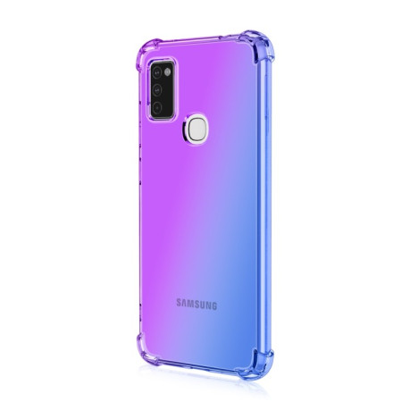 Ударозахисний чохол Four-Corner Airbag Gradient Samsung Galaxy M51 - синьо-фіолетовий