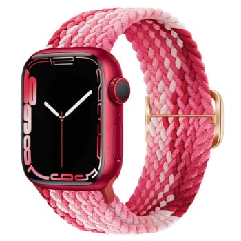 Ремінець Buckle Nylon Braided для Apple Watch 10 46mm/Ultra 49mm / Series 8/7 45mm / 44mm / 42mm - Strawberry