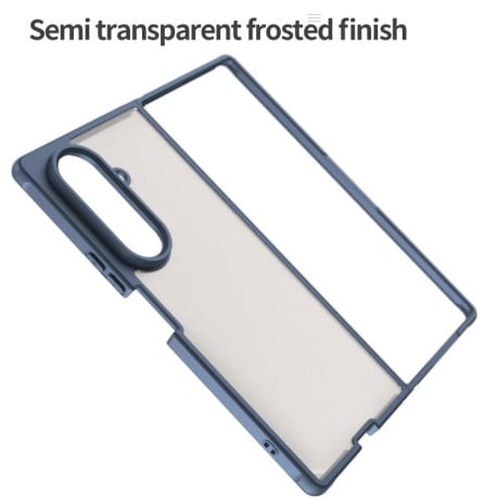 Чохол Fan Dun Series гібрид з Magsafe на Samsung Galaxy Fold7 5G - синій