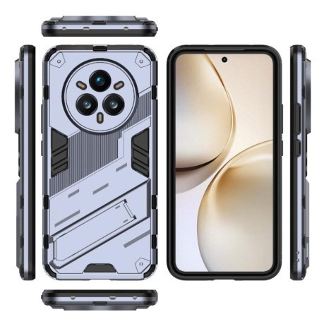 Противоударный чехол Punk Armor для Realme 14 Pro+ 5G - серый