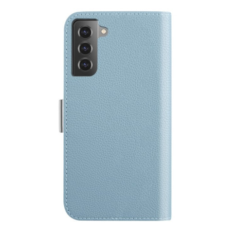 Чохол-книжка Candy Color Litchi для Samsung Galaxy S23 5G - блакитний
