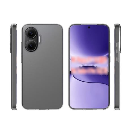 Противоударний чехол Waterproof Texture для Xiaomi Poco F7 5G - прозорий
