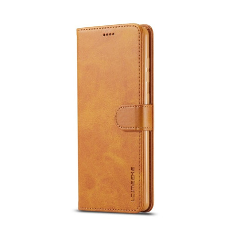 Чехол-книжка LC.IMEEKE Calf Texture на Samsung Galaxy A51 / M40S -коричневый