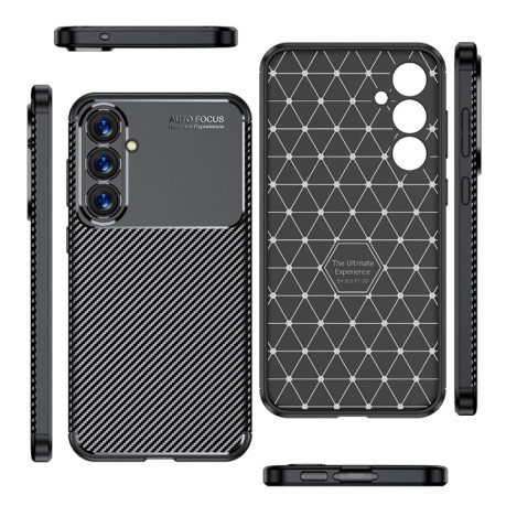 Ударозахисний чохол HMC Carbon Fiber Texture Samsung Galaxy S23 FE 5G - чорний