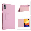 Чохол-книжка Litchi Texture для Xiaomi Pad 5 Pro 12.4 - рожевий
