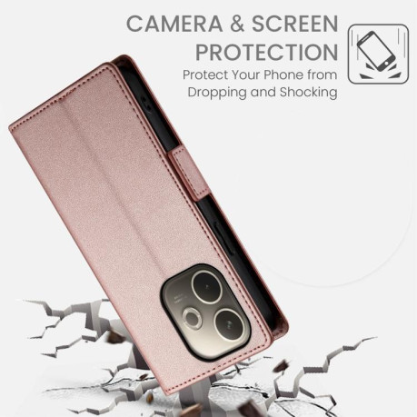 Чохол-книжка Side Buckle Magnetic Frosted Leather для OPPO A5 PRO 5G - золото