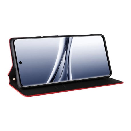 Чохол-книжка Cubic Grid Texture Flip Leather на Xiaomi Redmi Note 15 4G / 5G /Poco M8 15 5G / 4G 164mm / Poco M8 5G — червоний