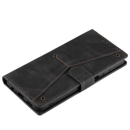 Чохол-книжка Stitching Skin Feel для Motorola Edge 60 Fusion - чорний
