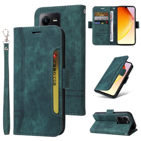Чохол-книжка BETOPNICE Dual-side Buckle Leather для Vivo V25 / V25e 4G Global - зелений