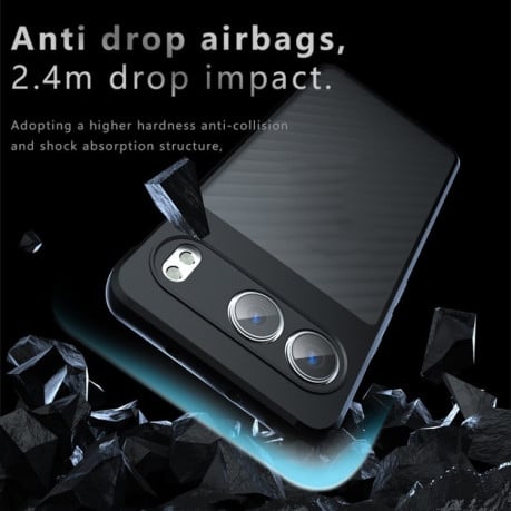Противоударный чехол Armor Precise Hole гибрид для OnePlus Nord 4 - черный