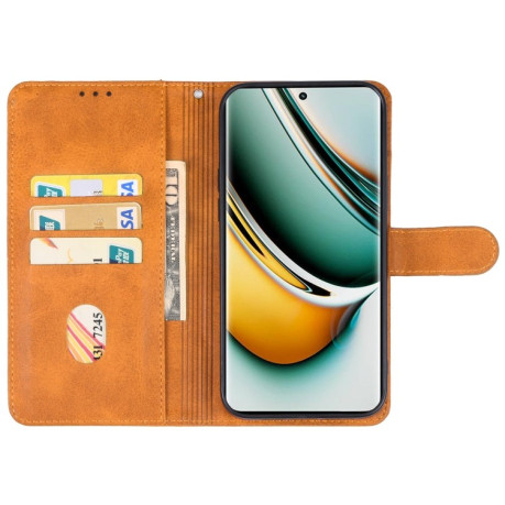 Чехол-книжка EsCase Leather для Realme 11 Pro 5G/11 Pro+ 5G - коричневый