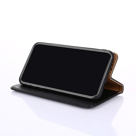 Чохол-книга Non-Magnetic Retro Texture для Samsung Galaxy S22 Plus 5G - чорний