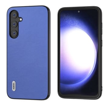 Протиударний чохол ABEEL Cowhide Texture для Samsung Galaxy S23 FE 5G - блакитний