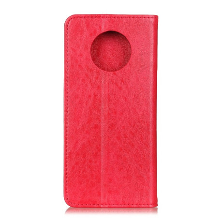 Чехол-книжка Magnetic Retro Crazy Horse Texture на Xiaomi Redmi Note 9T - красный