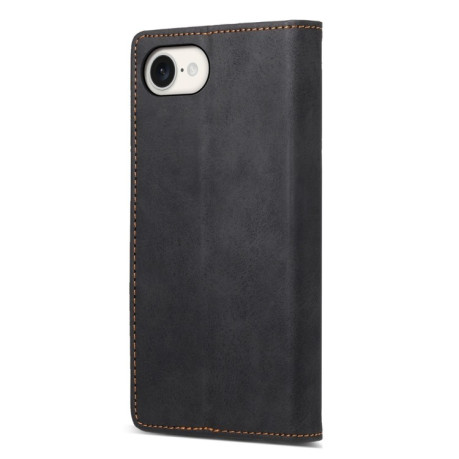Чохол-книжка Business Solid Color Magnetic RFID Leather для iPhone 16e - чорний