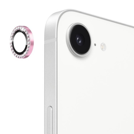 Захисне скло на камеру ENKAY AR Anti-reflection Camera Lens для iPhone 16e - розове