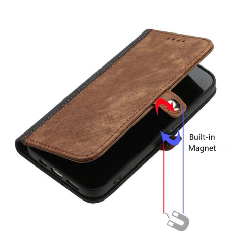 Чохол-книжка Side Buckle Double Fold Hand Strap Leather на OPPO Reno13 F /Reno13 FS 4G/5G - коричневий