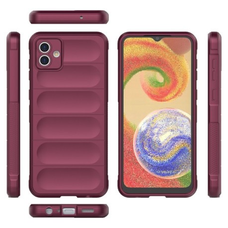 Силіконовий чохол Magic Flannel для Samsung Galaxy A04 4G - червоний