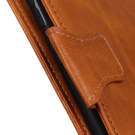 Чехол-книжка Mirren Crazy Horse Texture на Samsung Galaxy A72 - коричневый