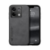 Противоударный чехол Skin Feel Magnetic для Xiaomi Redmi Note 13 - темно-серый