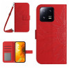 Чохол-книжка Skin Feel Sun Flower для Xiaomi 13 Pro - червоний