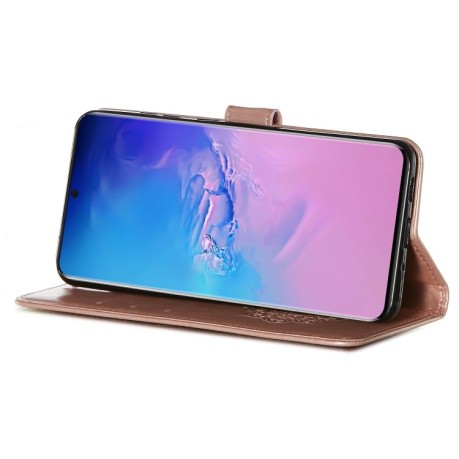Чохол-книжка Dream Catcher Printing на Samsung Galaxy S20 Ultra - рожеве золото