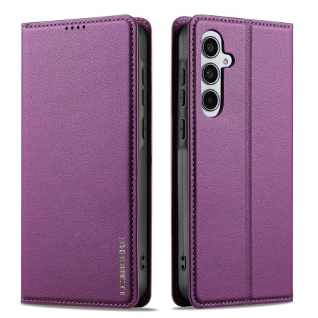 Чохол-книжка LCIMEEKE LC-001 Series для Samsung Galaxy A16 5G - фіолетовий
