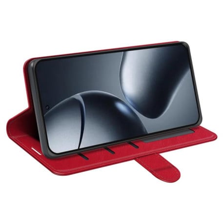 Чехол-книжка R64 Texture Single на Xiaomi 15T - красный