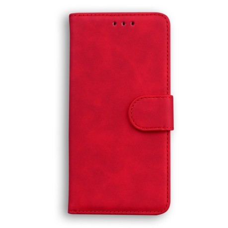 Чехол-книжка Skin Feel Pure Color для Xiaomi Poco C40/Redmi 10c - красный