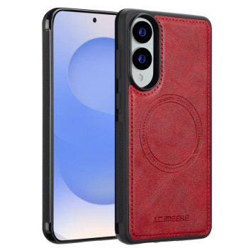 Чехол LC.IMEEKE Magsafe на Samsung Galaxy S25 Edge 5G - красный