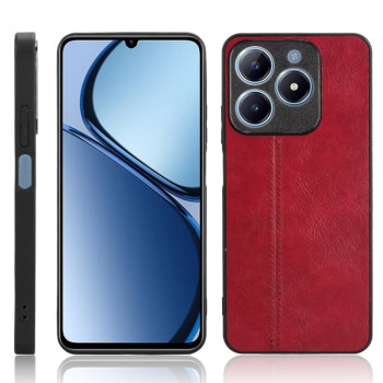 Ударозащитный чехол Sewing Cow Pattern для Realme C63 / C61 4G / Narzo N63 - красный