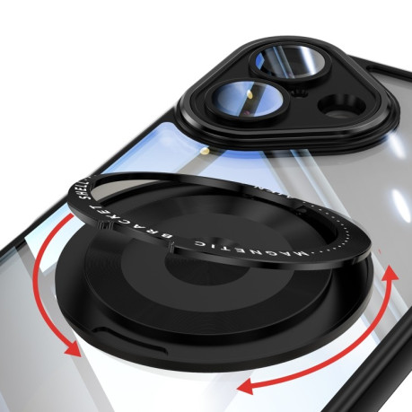 Протиударний чохол MagSafe Acrylic Hybrid для iPhone 16 Plus - чорний