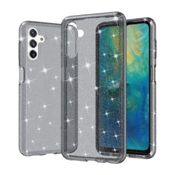 Противоударный чехол Terminator Style Glitter для Samsung Galaxy A04s/A13 5G - серый
