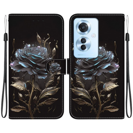 Чохол-книжка Colored Drawing Series на OPPO Reno11 F Global - Rose