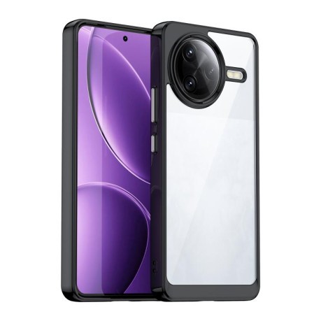 Противоударный чохол Colorful Acrylic Series для Xiaomi Poco F7 Ultra - черный