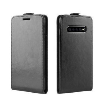 Кожаный флип-чехол Business Style на Samsung Galaxy S10 Plus/G975-черный