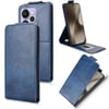 Флип-чехол Magnetic Vertical Flip Leather на Realme 15 SEA — синий