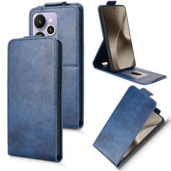 Фліп-чохол Magnetic Vertical Flip Leather на Realme 15 SEA — синій