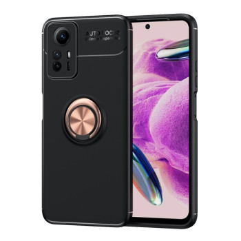 Ударозахисний чохол Metal Ring Holder 360 на Xiaomi Redmi Note 12S - рожеве золото