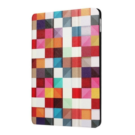 Чехол Cross Texture Painting Colorful Box Three-folding для iPad 9.7 2017/2018