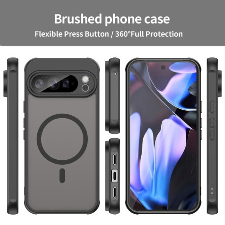 Протиударний чохол Fan Dun Series TPU Hybrid PC Frosted Magsafe для Google Pixel 10 Pro XL - чорний