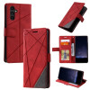 Чохол-книжка Skin Feel Splicing для Samsung Galaxy S23 FE 5G - червоний