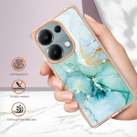 Протиударний чохол Electroplating IMD для Xiaomi Redmi Note Redmi Note 14S/ 13 Pro 4G / POCO M6 Pro 4G - Green