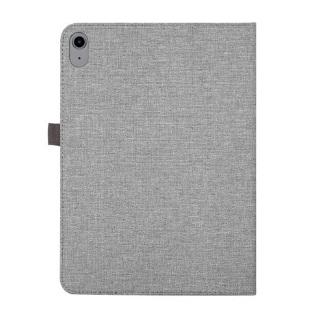 Чохол-книжка Fabric Leather для iPad 10.9 2022 - сірий