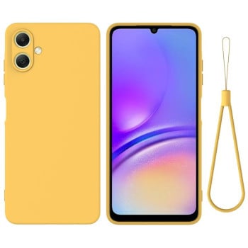 Силіконовий чохол Solid Color Liquid Silicone на Samsung Galaxy A07 4G - жовтий