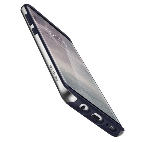 Оригинальный чехол Spigen Neo Hybrid на Samsung Galaxy S8 Silver Arctic